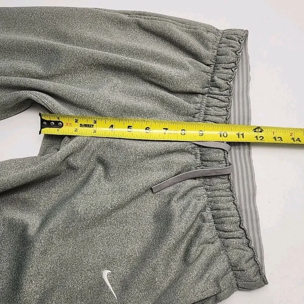 Nike Pants Therma Fit Women Sz Large Gray Wide Leg 28